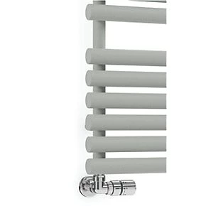 Terma Rolo Towel Designer Towel Rail 1085 x 520mm Grey / Silver 2111BTU 3 Terma Rolo Towel Designer Towel Rail 1085 x 520mm Grey / Silver 2111BTU - Image 3