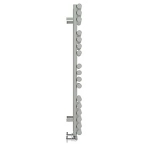 Terma Rolo Towel Designer Towel Rail 1085 x 520mm Grey / Silver 2111BTU 4 Terma Rolo Towel Designer Towel Rail 1085 x 520mm Grey / Silver 2111BTU - Image 4