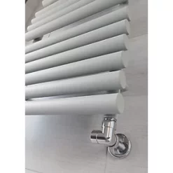 Terma Rolo Towel Designer Towel Rail 1085 x 520mm Grey / Silver 2111BTU 10 Terma Rolo Towel Designer Towel Rail 1085 x 520mm Grey / Silver 2111BTU -Towel Radiators shop 109HR A4