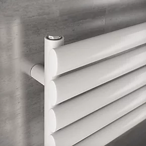 Ximax Nestor Designer Towel Radiator 1164 x 600mm White 2230BTU 3 Ximax Nestor Designer Towel Radiator 1164 x 600mm White 2230BTU - Image 3