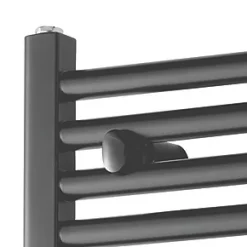 Towelrads Pisa Premium Towel Radiator 800 x 600mm Anthracite 1539BTU -Towel Radiators shop 120RY A2