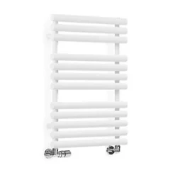 Terma Rolo Towel Rail 755 x 520mm White 1592BTU