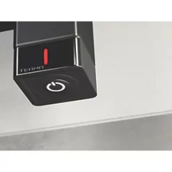 Terma Quadrus Bold One Electric Towel Rail 870 x 450mm Black 2046BTU -Towel Radiators shop 158HR A3