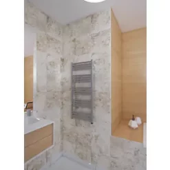 Terma Fiona One Electric Towel Rail 1140 x 480mm Sparkling Gravel 1364BTU 6 Terma Fiona One Electric Towel Rail 1140 x 480mm Sparkling Gravel 1364BTU -Towel Radiators shop 169HR A2