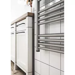 Terma Fiona One Electric Towel Rail 1140 x 480mm Sparkling Gravel 1364BTU 7 Terma Fiona One Electric Towel Rail 1140 x 480mm Sparkling Gravel 1364BTU -Towel Radiators shop 169HR A3
