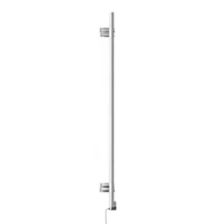 Terma Leo Electric Towel Rail with MOA Blue Element 1200 x 500mm Chrome 1023BTU -Towel Radiators shop 172RH A2