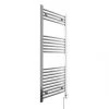 Terma Leo Electric Towel Rail with MOA Blue Element 1200 x 500mm Chrome 1023BTU