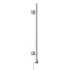 Terma Leo Electric Towel Rail with MOA Blue Element 800 x 500mm Chrome 682BTU -Towel Radiators shop 176RH A2