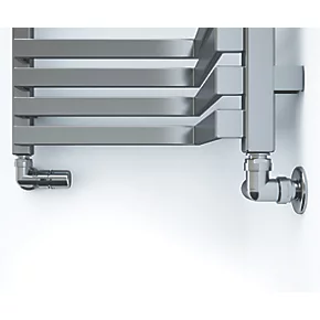 Terma Incorner Designer Towel Rail 1005 x 350mm Silver 1863BTU 3 Terma Incorner Designer Towel Rail 1005 x 350mm Silver 1863BTU - Image 3