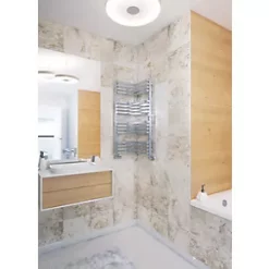 Terma Incorner Designer Towel Rail 1005 x 350mm Silver 1863BTU 7 Terma Incorner Designer Towel Rail 1005 x 350mm Silver 1863BTU -Towel Radiators shop 183HR A3