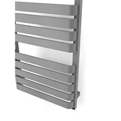 Terma Warp T One Electric Towel Rail 1695 x 500mm Grey 2728BTU -Towel Radiators shop 183RH A5