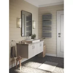Terma Warp S Towel Rail 1110 x 500mm Grey 2605BTU -Towel Radiators shop 213RH A2