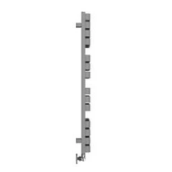 Terma Warp S Towel Rail 1110 x 500mm Grey 2605BTU -Towel Radiators shop 213RH A3