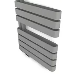 Terma Warp S Towel Rail 1110 x 500mm Grey 2605BTU -Towel Radiators shop 213RH A5