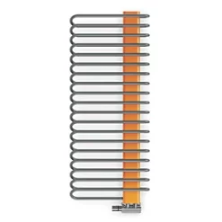 Terma Michelle Designer Towel Rail 1200 x 500mm Grey / Silver 2460BTU