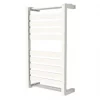 GoodHome Salisbury Vertical Water Towel Warmer 700 x 400mm White 1174BTU