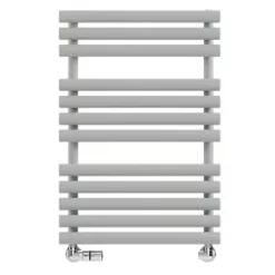 Terma Rolo Towel Designer Towel Rail 755 x 520mm Grey / Silver 1592BTU