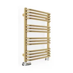 Terma Alex Heated Towel Rail 760 x 500mm Brass 1406BTU