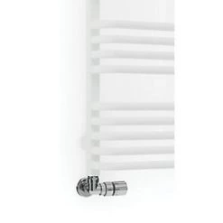 Terma Alex Heated Towel Rail 1140 x 500mm White 2015BTU -Towel Radiators shop 239RH A3