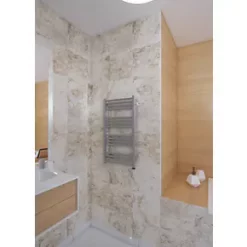 Terma Fiona One Electric Towel Rail 900 x 480mm Sparkling Gravel 1364BTU -Towel Radiators shop 244HR A2