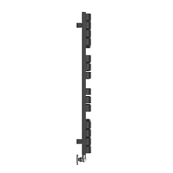 Terma Warp S Towel Rail 1110 x 500mm Black 2605BTU -Towel Radiators shop 247RH A3