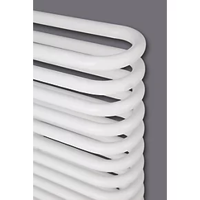 Ximax K3 Designer Towel Radiator 1176 x 600mm White 3393BTU 2 Ximax K3 Designer Towel Radiator 1176 x 600mm White 3393BTU - Image 2
