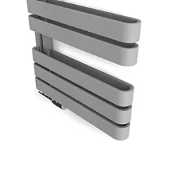 Terma Warp S Towel Rail 655 x 500mm Grey 1535BTU -Towel Radiators shop 289RH A5