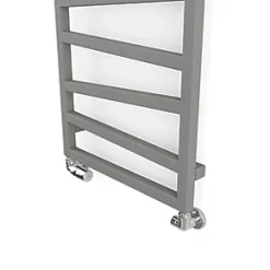 Terma Zig Zag Designer Towel Rail 1070 x 500mm Grey 1384BTU -Towel Radiators shop 309RH A5