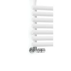 Terma Rolo Towel Rail 590 x 900mm White 2002BTU -Towel Radiators shop 320RH A4