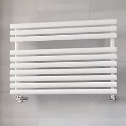 Terma Rolo Towel Rail 590 x 900mm White 2002BTU -Towel Radiators shop 320RH A5