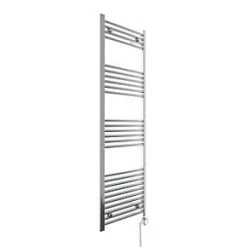 Terma Leo Electric Towel Rail with Fixed Element 1600 x 500mm Chrome 1023BTU