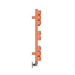 Terma Warp S Towel Rail 655 x 500mm Orange 1535BTU -Towel Radiators shop 353RH A3