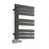 Terma Warp S Towel Rail 655 x 500mm Black 1535BTU