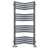 Terma Incorner Designer Towel Rail 1005 x 350mm Grey 1863BTU