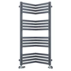 Terma Incorner Designer Towel Rail 1005 x 350mm Grey 1863BTU