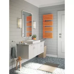 Terma Warp S Towel Rail 1110 x 500mm Orange 2605BTU -Towel Radiators shop 370RH A2
