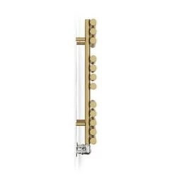 Terma Rolo Towel Rail 755 x 520mm Brass 1593BTU -Towel Radiators shop 371RH A3