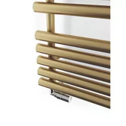Terma Rolo Towel Rail 755 x 520mm Brass 1593BTU -Towel Radiators shop 371RH A5