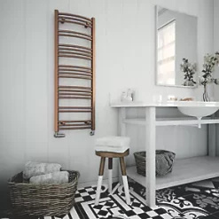 Terma Jade Designer Towel Rail 1149 x 400mm Copper 1406BTU -Towel Radiators shop 372HR A1