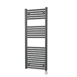 Towelrads Richmond Thermostatic Electric Towel Radiator 1186 x 450mm Anthracite 1365BTU -Towel Radiators shop 382RY A3