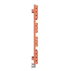 Terma Warp T Bold Designer Towel Rail 1110 x 500mm Orange 2660BTU -Towel Radiators shop 384RH A3