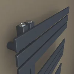 Towelrads Cobham Designer Towel Radiator 1800 x 500mm Anthracite 2422BTU -Towel Radiators shop 388RY A2