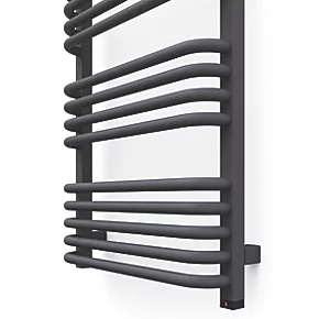 Terma Alex One Electric Towel Rail 1140 x 500mm Grey 2046BTU 2 Terma Alex One Electric Towel Rail 1140 x 500mm Grey 2046BTU - Image 2