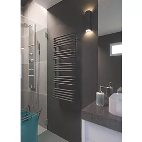 Terma Alex One Electric Towel Rail 1140 x 500mm Grey 2046BTU 3 Terma Alex One Electric Towel Rail 1140 x 500mm Grey 2046BTU - Image 3