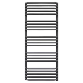 Terma Alex One Electric Towel Rail 1140 x 500mm Grey 2046BTU 1 Terma Alex One Electric Towel Rail 1140 x 500mm Grey 2046BTU