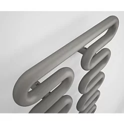 Terma Aire Designer Towel Rail 621 x 300mm Grey 563BTU -Towel Radiators shop 402HR A2