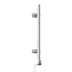 Terma Leo Electric Towel Rail with MOA Blue Element 600 x 400mm Chrome 409BTU -Towel Radiators shop 414RH A2
