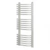 Blyss Curved D-Bar Towel Radiator 900 x 400mm White 1555BTU