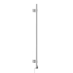 Terma Leo Electric Towel Rail with Fixed Element 1200 x 500mm Chrome 682BTU -Towel Radiators shop 419RH A2