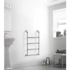 Towelrads Upton Victorian Designer Towel Radiator 900 x 500mm Chrome 607BTU